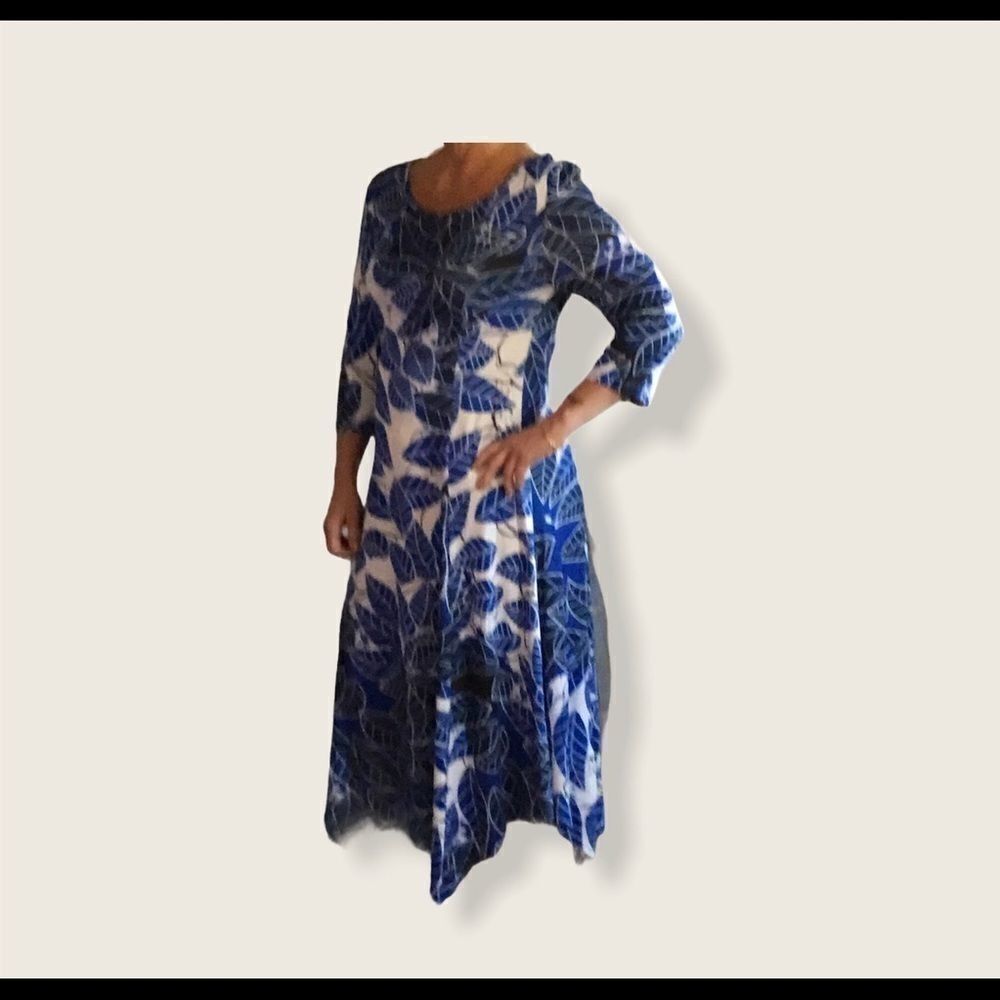 ASYMMETRIC HEM MIDI DRESS - Picture 2 of 10